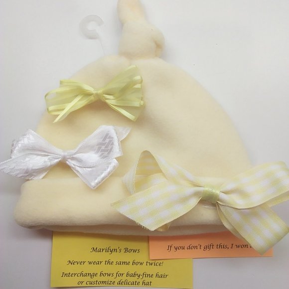 Gap Infant Cap with 3 Interchangeable Bows - Picture 1 of 5